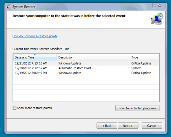 Windows System Restore Download