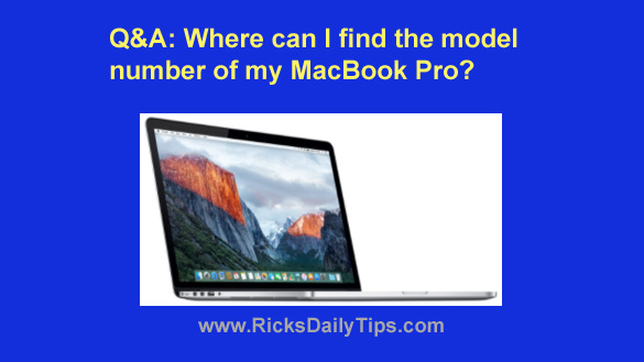 find my mac model number