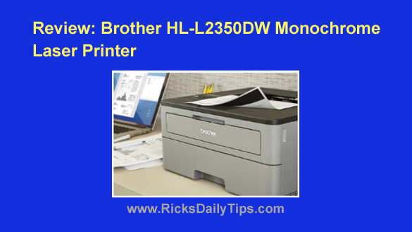  Brother Compact Monochrome Laser Printer, HL-L2350DW