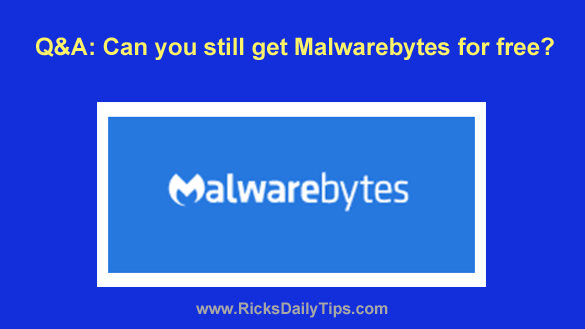 is malwarebytes free after trial